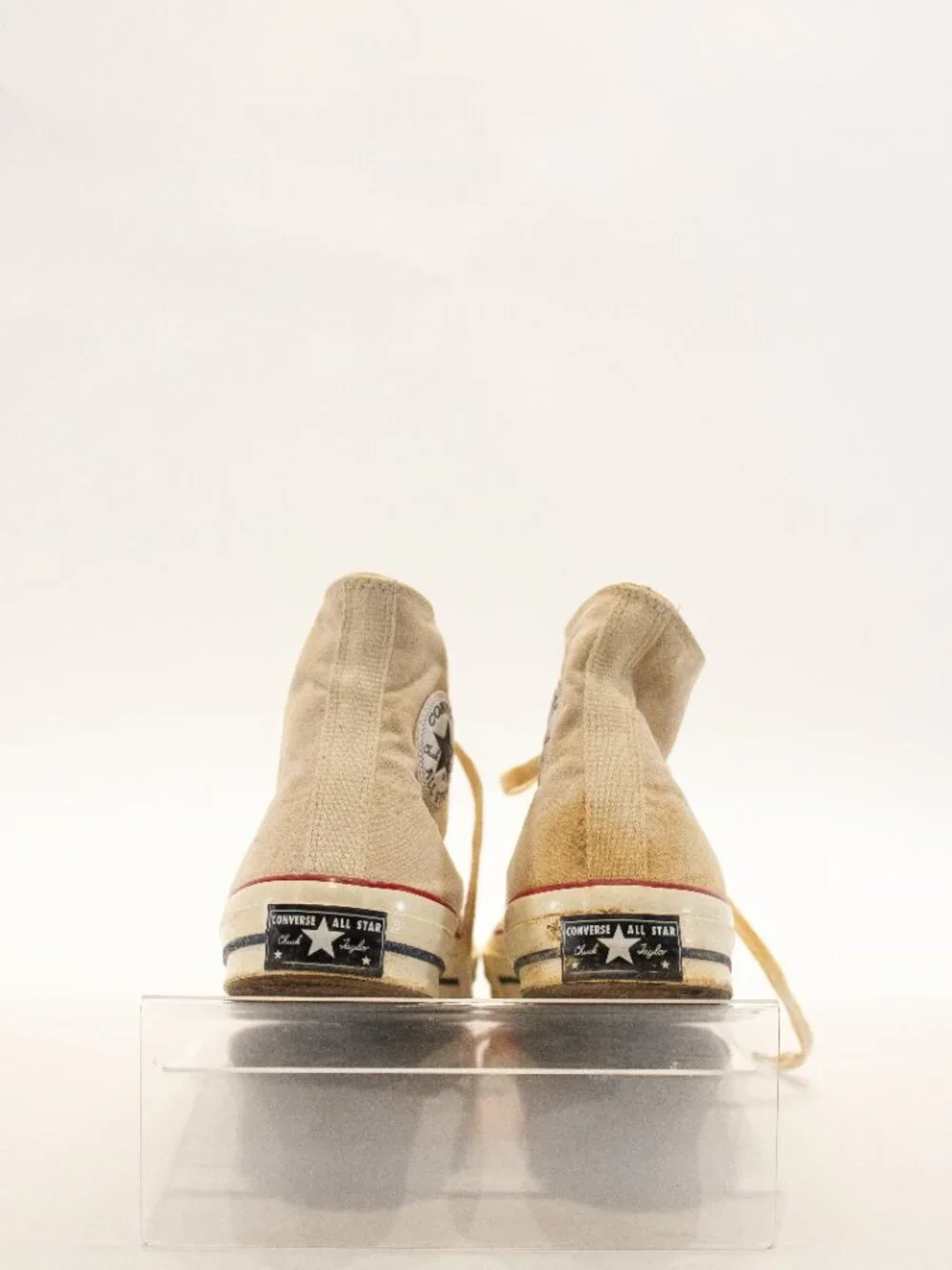 Ivory High Top Converse - Picture 3 of 3